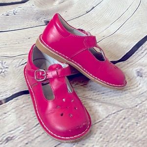 L'Amour Hot Pink Girl's Mary Jane Style Shoes Size 10 Excellent Condition